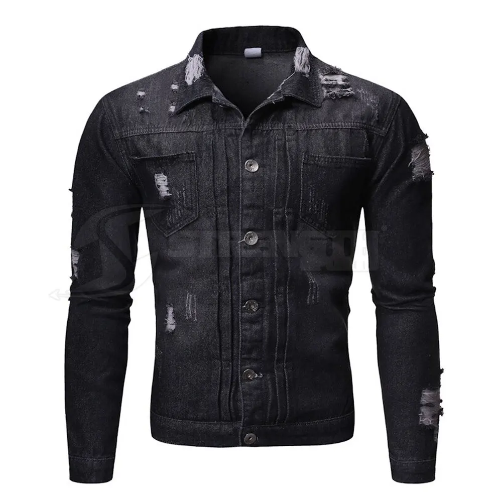 2023 Wholesale Men Jean Jacket With Fur Inside Windbreaker Casual Jean Jacket For Men At Low Price