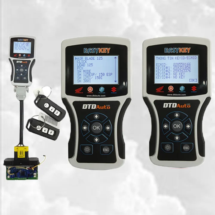 Easykey Tool Motorcycle Key Programmer Optimize the function of reading and writing KEYID, ECMID, loading sample data for SCU