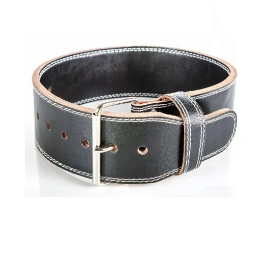 Регулируемый пояс для поднятия тяжестей из натуральной кожи