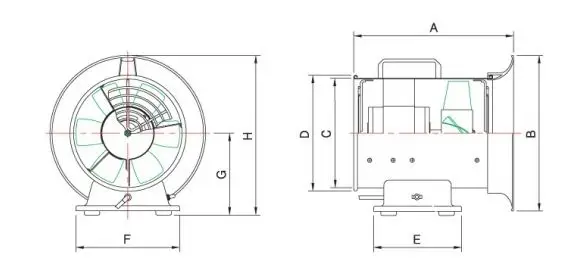 ROBOTECH Tremendous air volume extraction steel fan Portable Fan TIP-300S