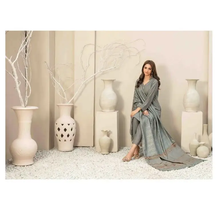 Лидер продаж, натуральная кожа, шалвар камиз, пакистанский сальвар камиз из натуральной персиковой ткани из Пакистана