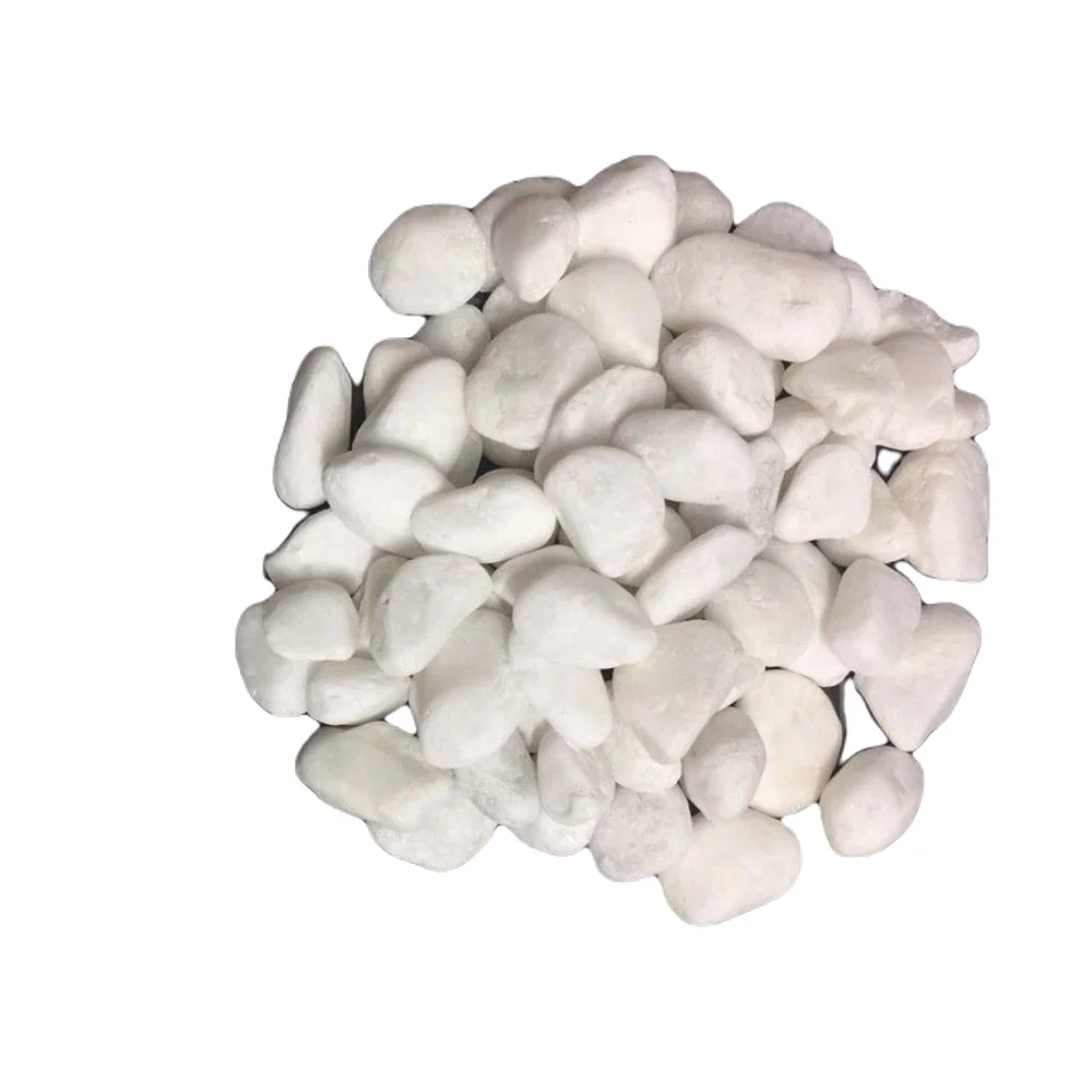 Decorative Stone Snow White Pebbles Landscaping White Rock Viet Nam Cheapest Price OEM factory