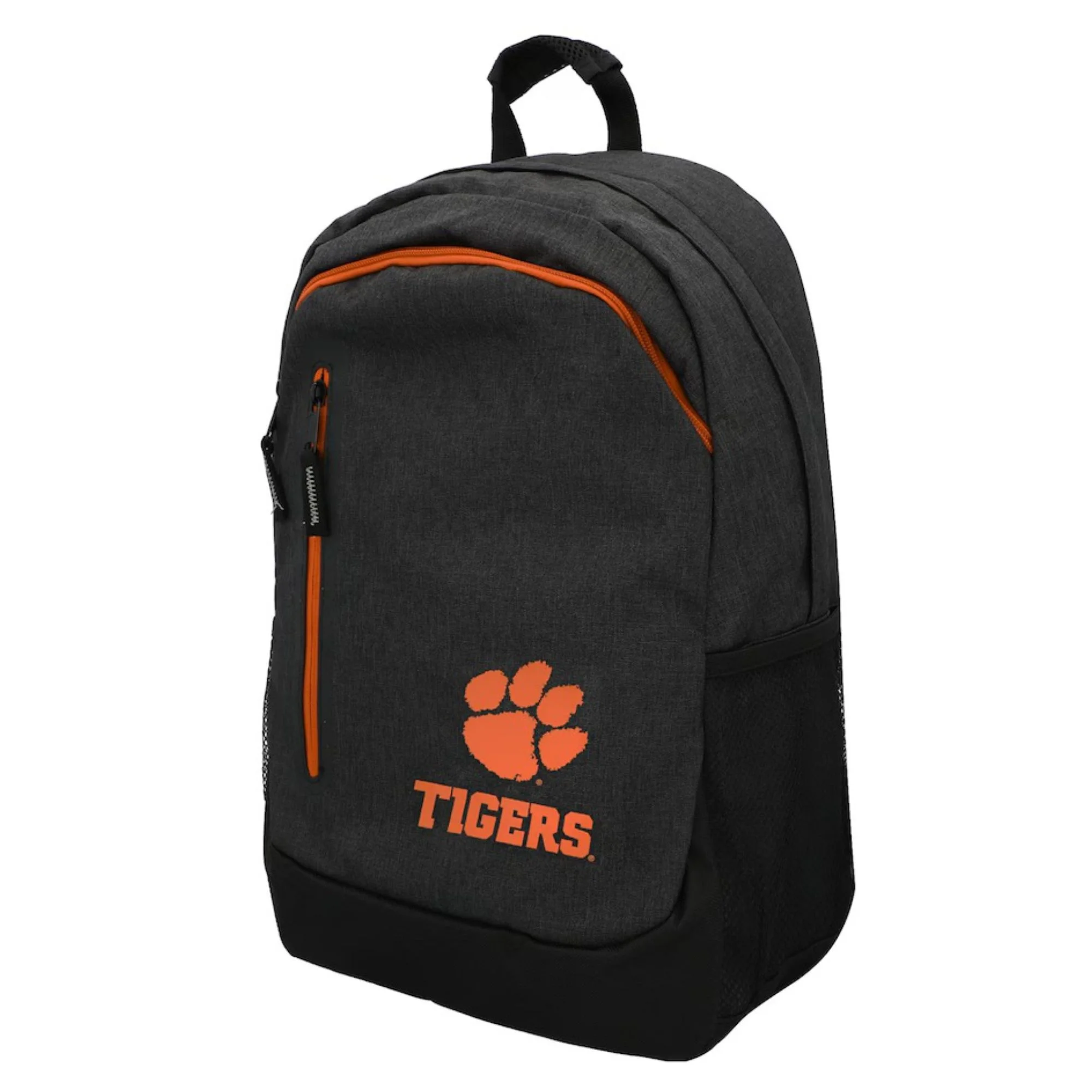 Clemson Tigers University Orange Zipper Backpack & Laptop Bag