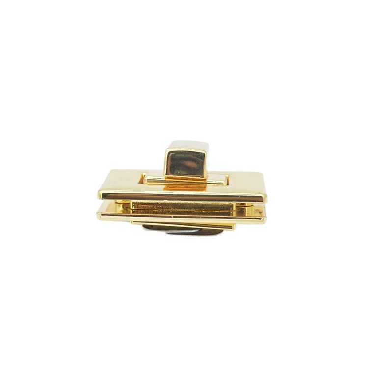 Wholesale High Quality Gold Zinc Alloy Turn Locks Twisted Flower Shape Bag Fasteners for Luggage Cases for Manufacturers