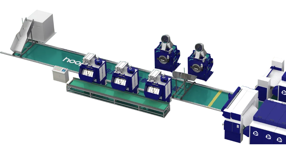 Tunnel washer washing machine continued washer extractor energy saving tunnel washer