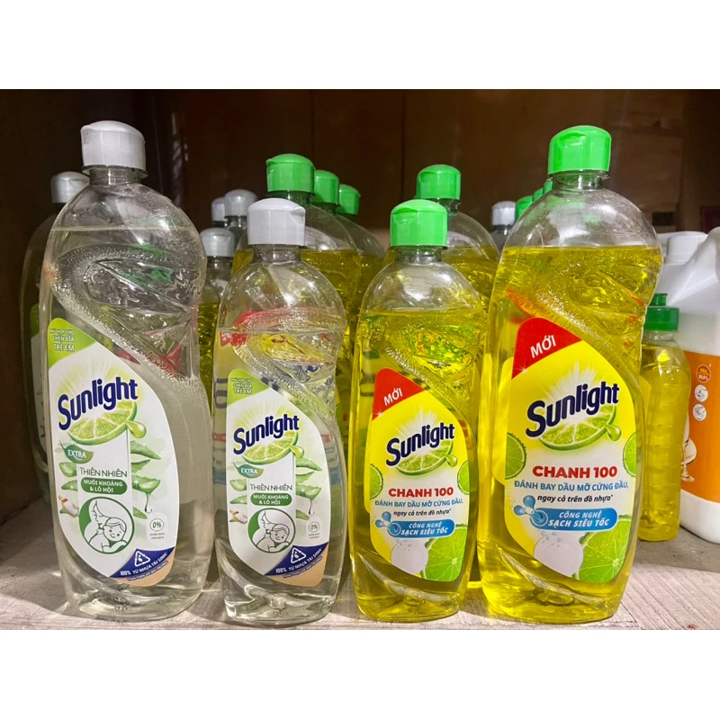 Sunligh-t lemon Dishwashing Liquid bottle 750g Deodorizing Natural Ingredients Dish wash Liquid Detergent With Different Scented