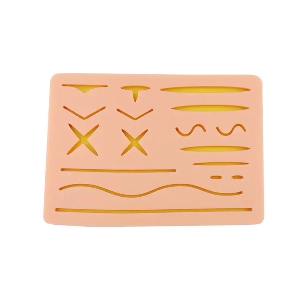 Suture skin Pad Silicone Suture Practice pad Surgical training mat Silicone Suture skin Pad