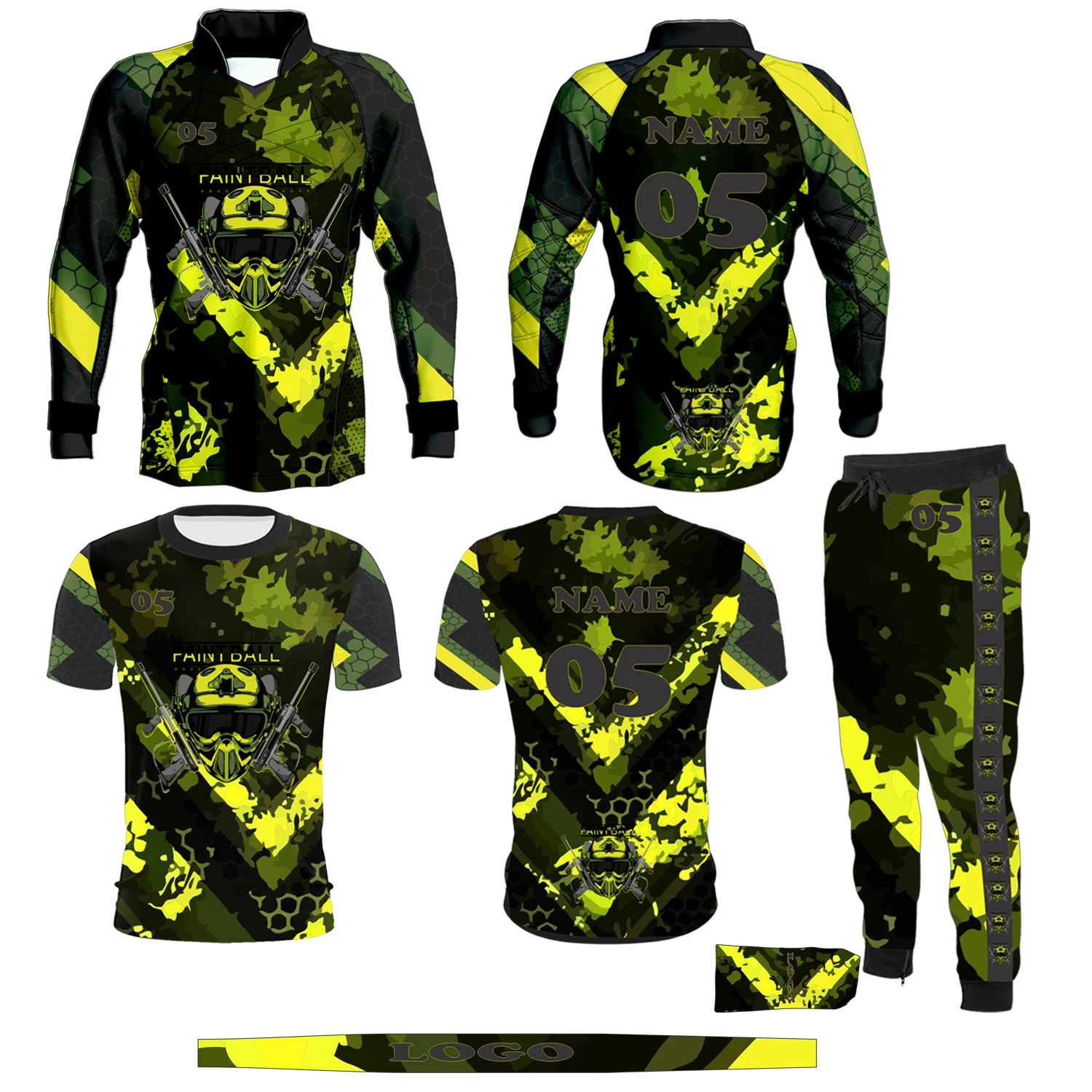 Premium Quality Buy 2024 New Fully Customized Most Flashing Deal on Sublimated Men Paintball Deal Sets