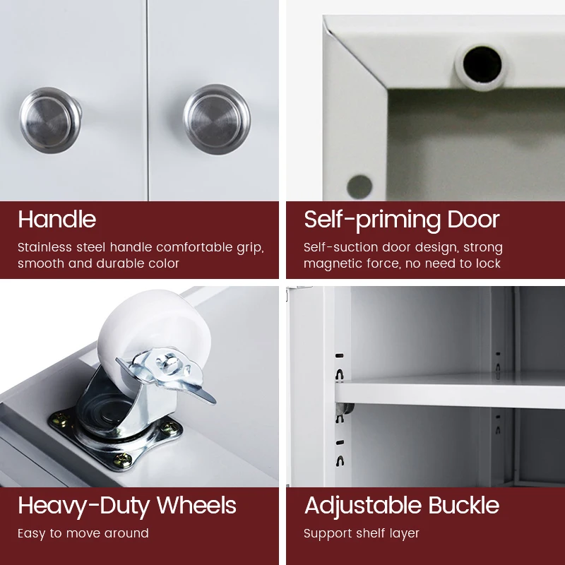 Luoyang huiyang office equipment metal copier stand cabinet with wheels mobile printer stand