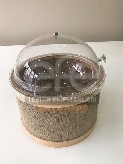 Прозрачная Крышка для дисплея большого размера круглая раздвижная крышка оборудование демонстрации продуктов акриловые коробки 50