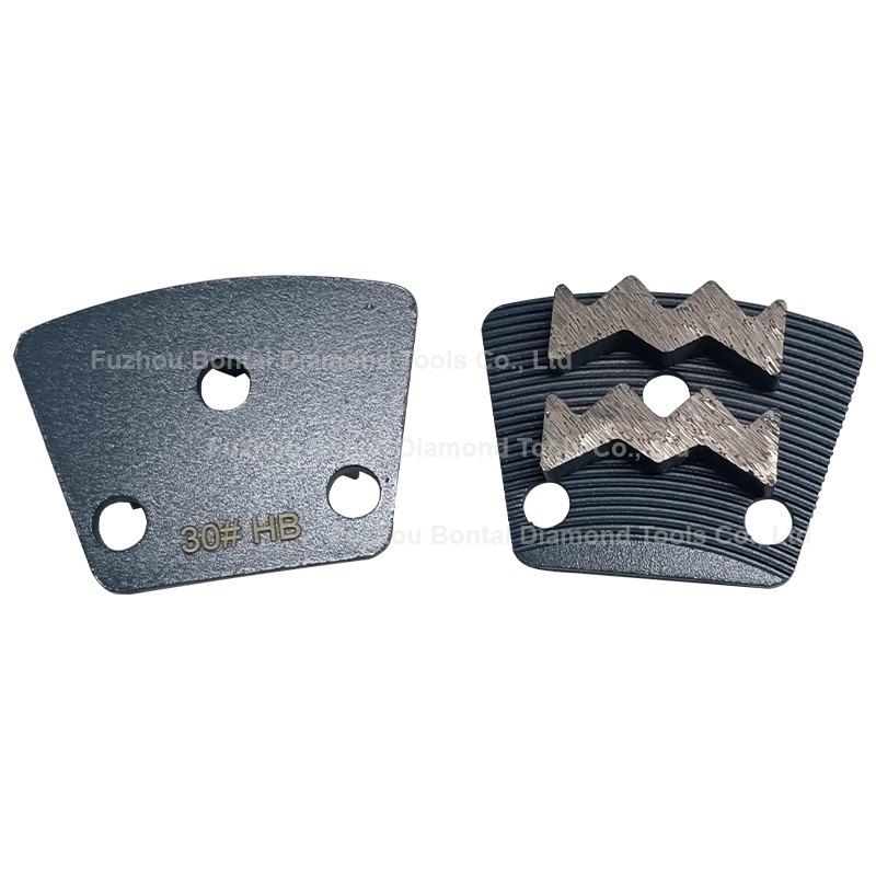 READY STOCK abrasive grinding discs with zigzag diamond segments block to prepare the concrete stone floor asl diamond tools