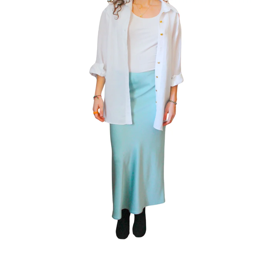 Роскошная итальянская Элегантная Шелковая юбка для розничной продажи, Высококачественная миди