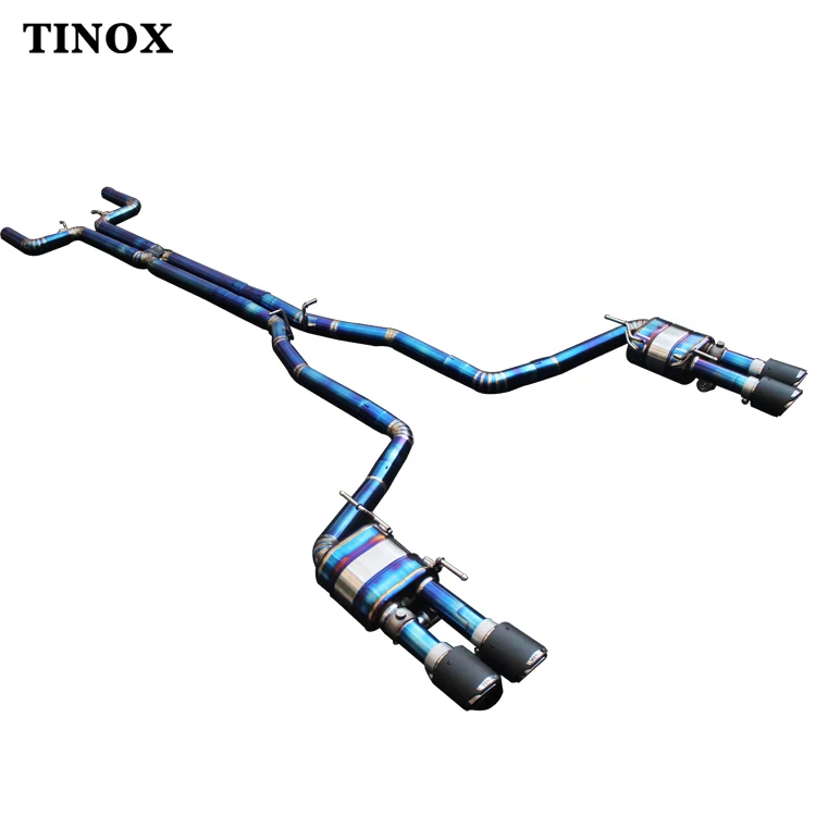 catback valvetronic Titanium alloy exhaust  system for Maserati Ghibli 3.0T  Exhaust Pipe