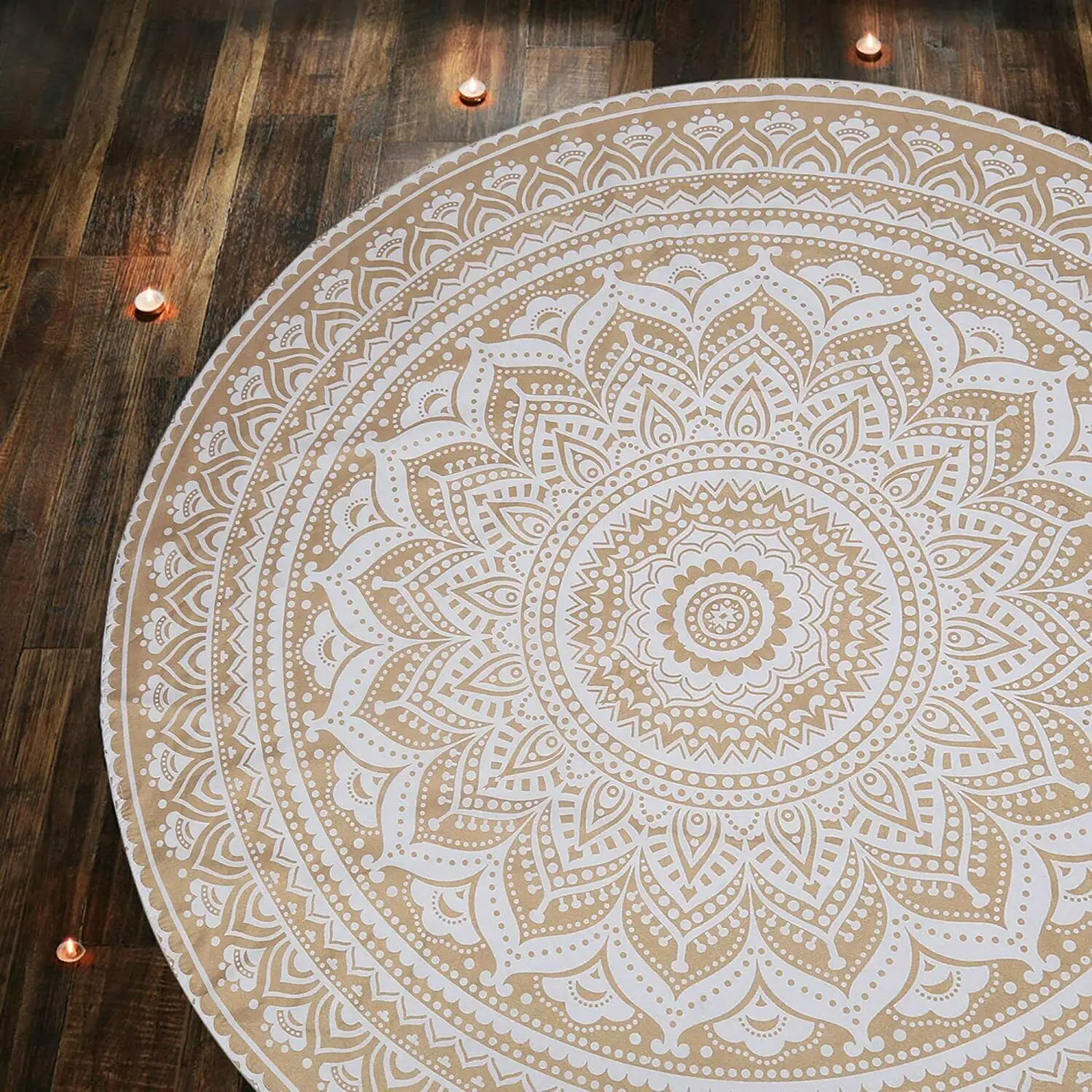 Wall Hanging Cotton Mandala Table Cloth round Beach Towel Wall Hanging Yoga Mat Woven Home Decor Picnic Mat Table Cover