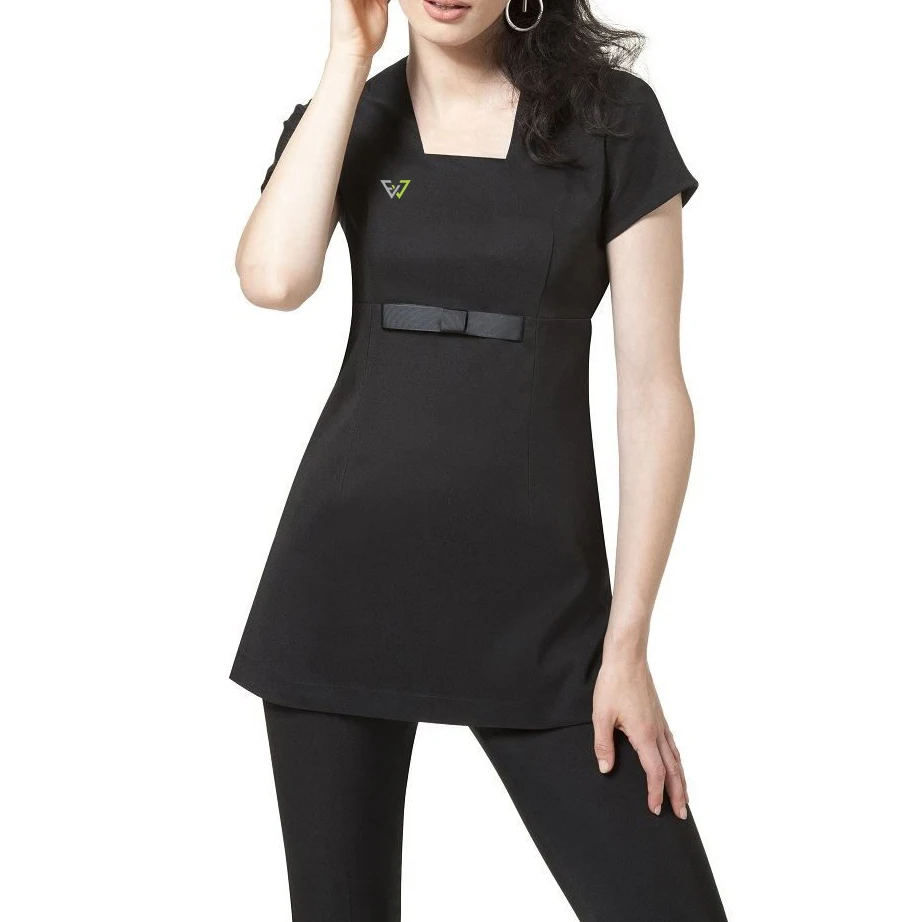 Custom Logo Beautician Work Wear Uniform Suit Thai Massage Women Tunic SPA Uniforms Sets for Hotel Beauty Salon