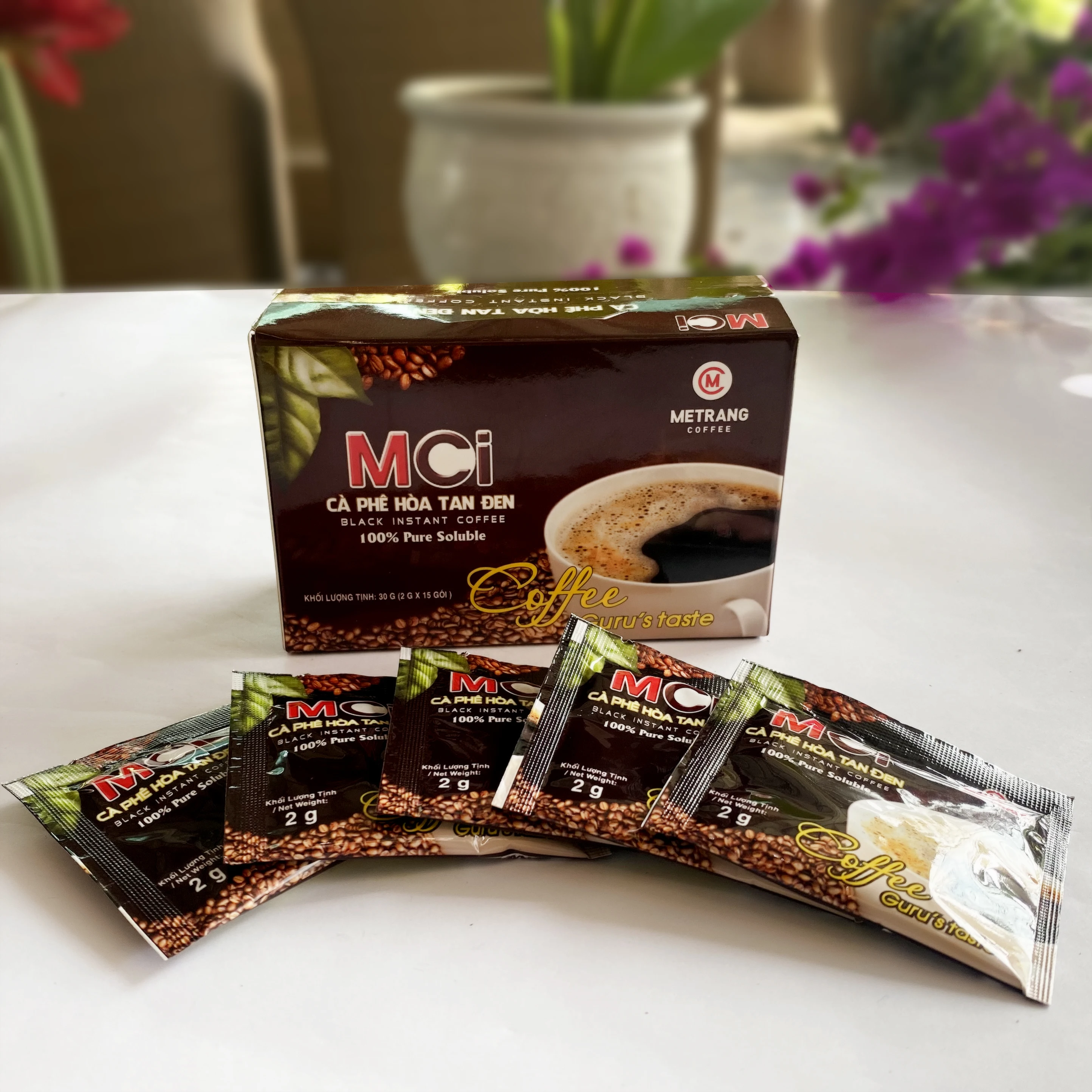 HALAL Bag Top OEM Store Packing Brand Quality Low MOQ instant coffee powder price Instant coffee 1in1 Made in Vietnam