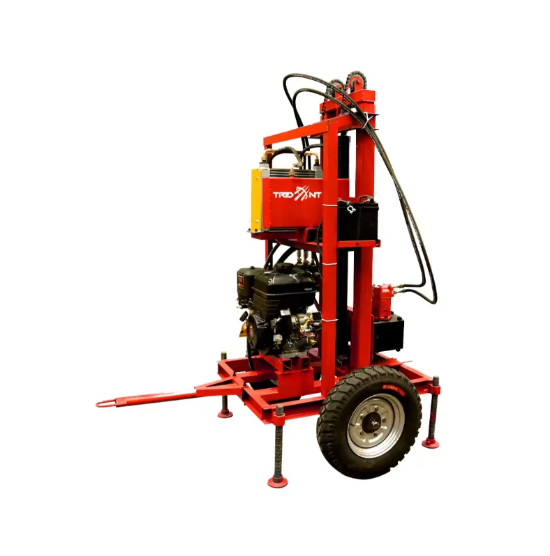 Hot sale 100m 150m 200m Diesel hydraulic portable water well drill rig drilling machine Mine Drilling Rigs