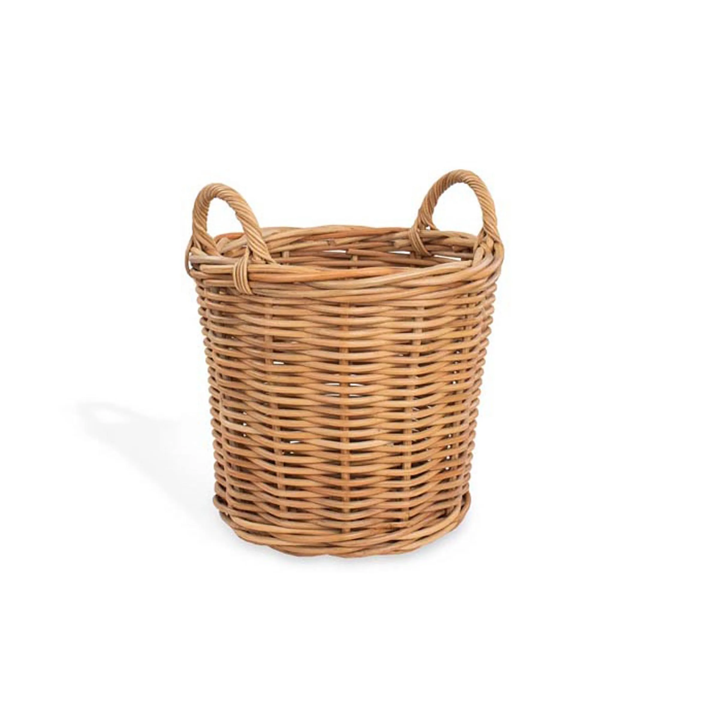 wicker basket wicker storage basket for household straw rope woven basket for storage with handle