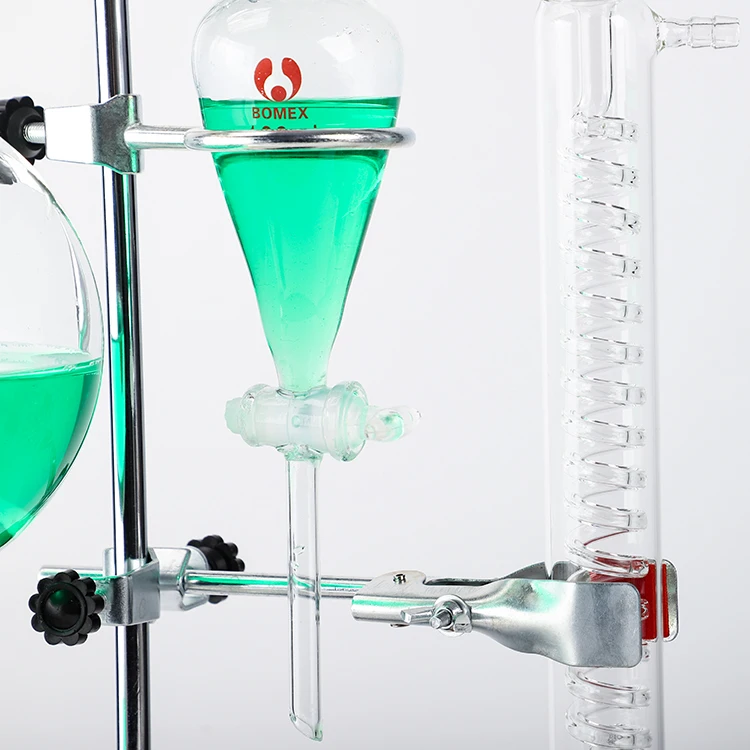 factory direct sale 1000ml distillation glassware set Laboratory glassware Water Purifier Distiller Glassware kit