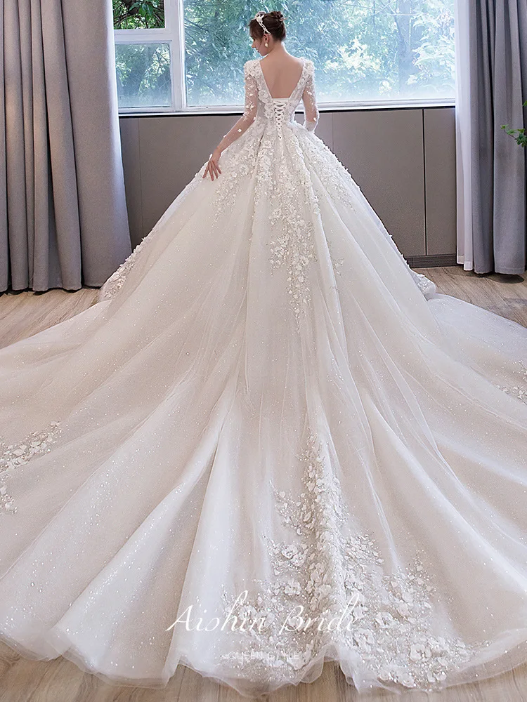 2023 Design Plus Size Evening Petticoat for Wedding Gowns Dress Petal Fairy Bridesmaid Dresses for Bride Luxury Beaded  for Rent