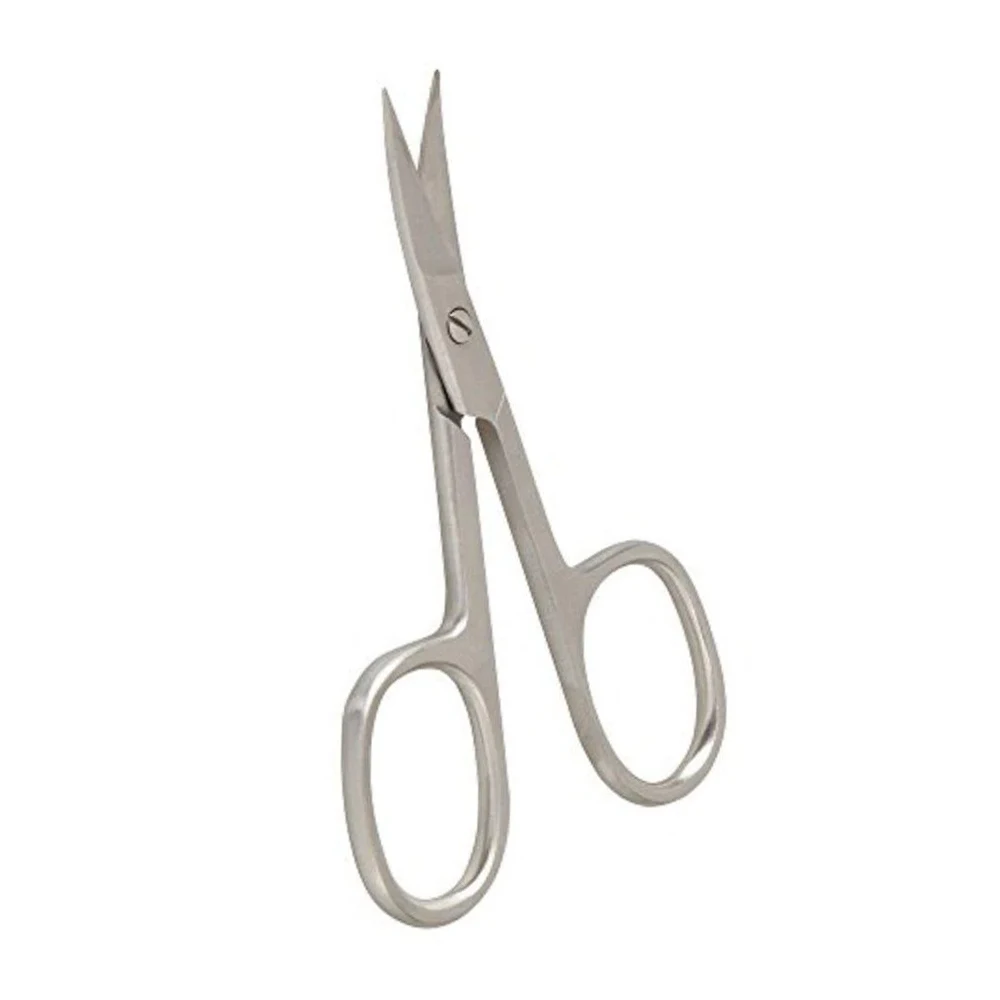 Nail Cuticle Scissors Stainless Steel Flat Curved Trimming Manicure Germany Premium Scissors Multi-purpose Cuticle Scissors