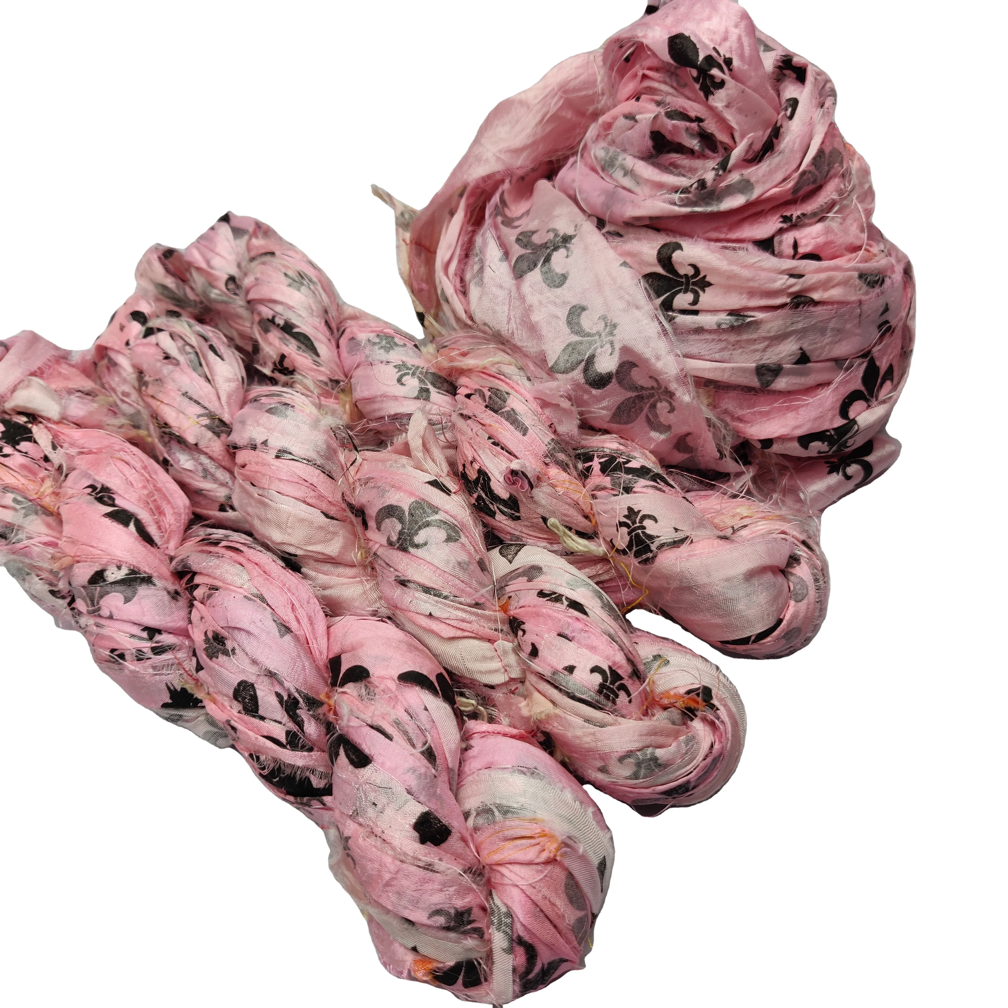 sari silk ribbon Girl Printed Grosgrain Ribbon for Bows Decoration DIY Crafts 3 Inch 75mm Business Custom Customized Hair Eco