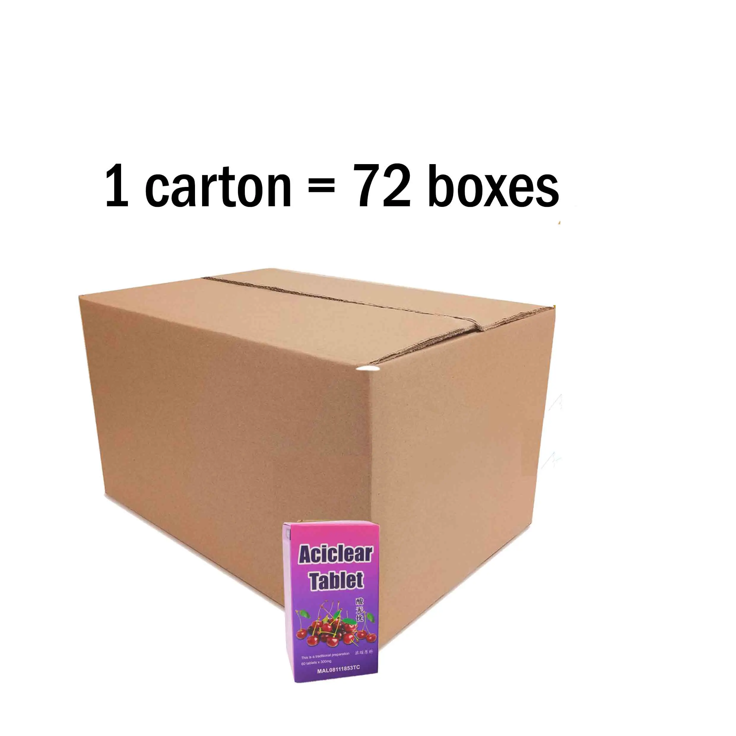 PILL TO RELIEF clear away heat and dispel wind CSL ACICLEAR TABLET