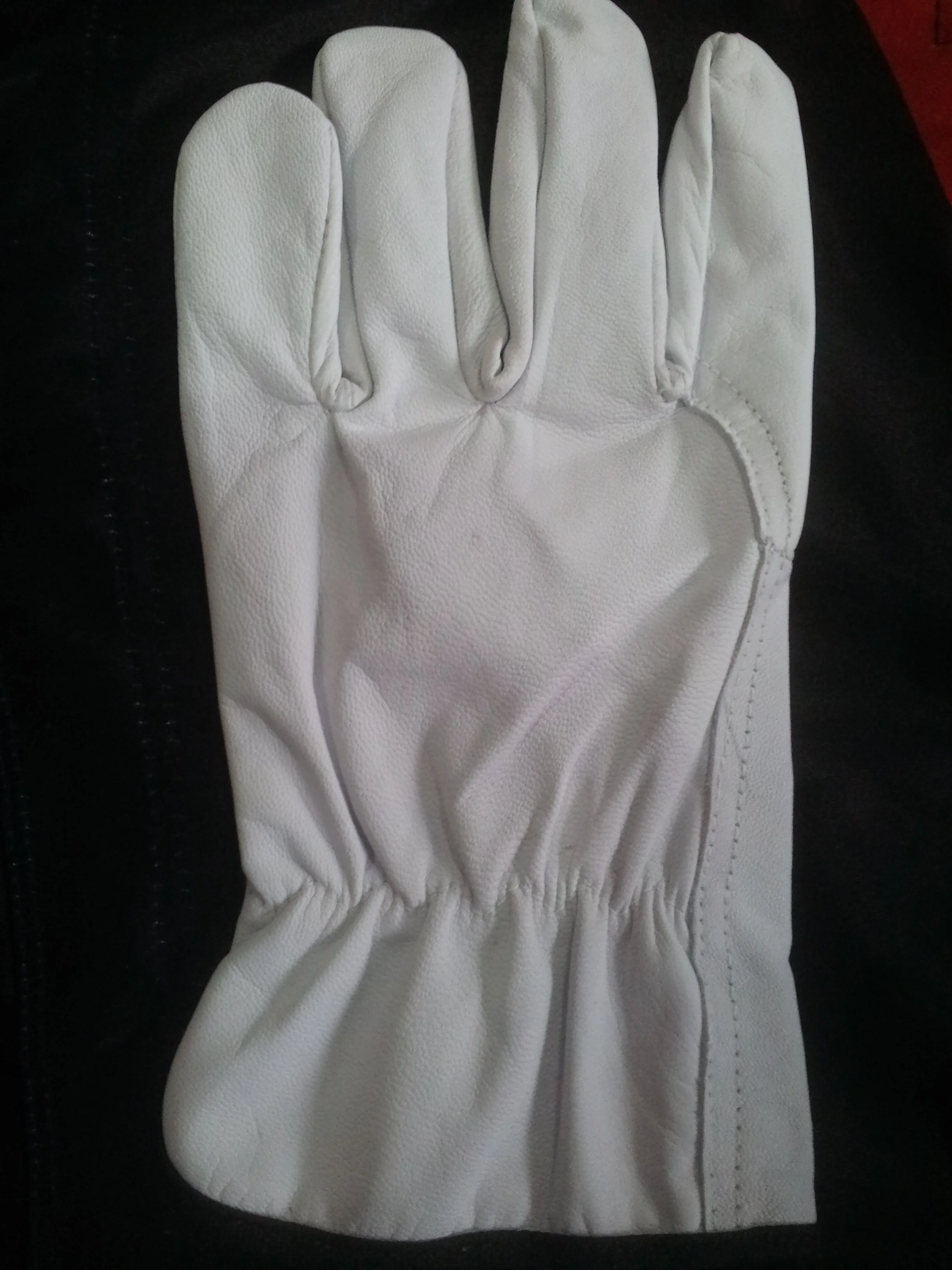 Goatskin Driver Leather Working Gloves Driving Gloves Custom Logo Anti Smash gloves