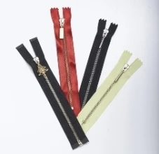 #8 Polished Garment Handbag Designer Brand Gunmetal Gold Silver Symmetrical Corn Teeth Metal Zipper