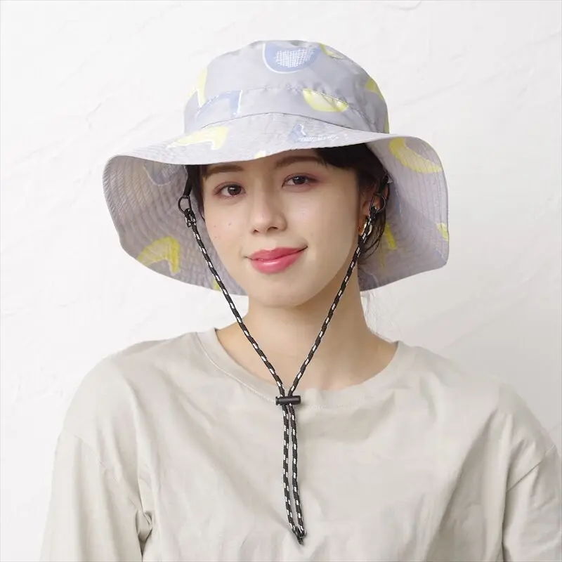 peach drop bird rain UV hat