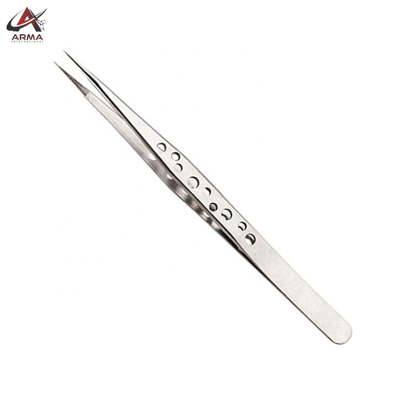 Stainless Non-Magnetic Eyelash Extension Tweezers Latest Design Good Quality Eyelash Tweezers