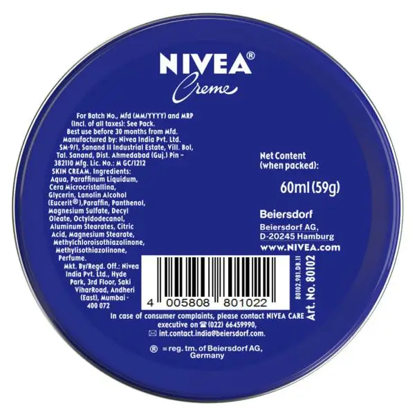 Многоцелевой крем Nivea для всех сезонов с кремом и моситуризатором интенсивной защитой 200 мл 100