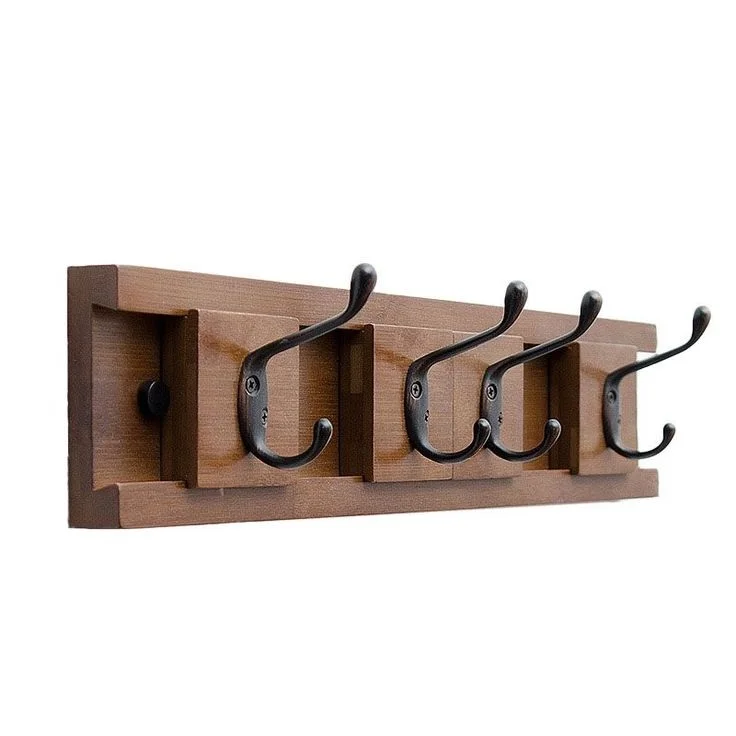 Buy Best Quality Durable Wall Hanging Wooden Hooks For Homes Bathrooms and Super Markets With Keys