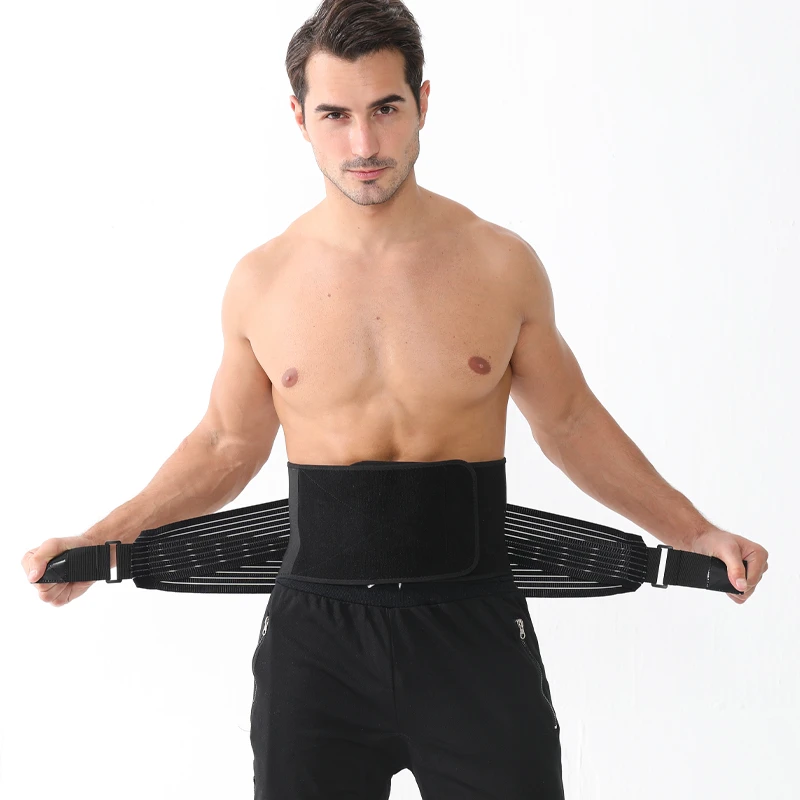 Neoprene Belt Fitness Waist Belt Adjustable Neoprene Waist Trimmer Exercise Fitness Lumbar Support Belt For Women Men