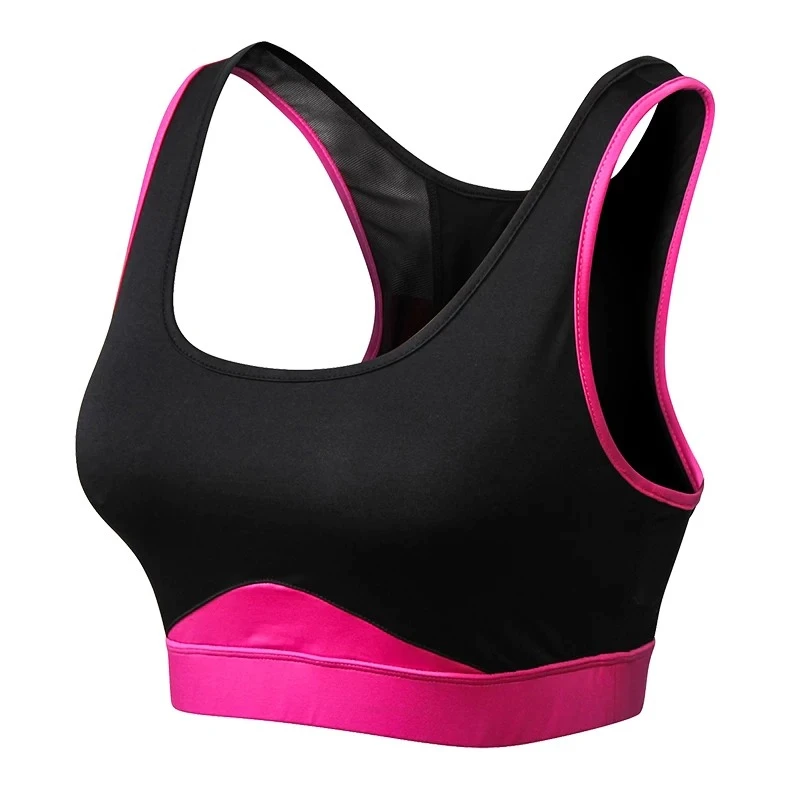 Wholesale sports bra with customized Logo Printing Fitness Wear Light Weight Meshbra available in basic colour