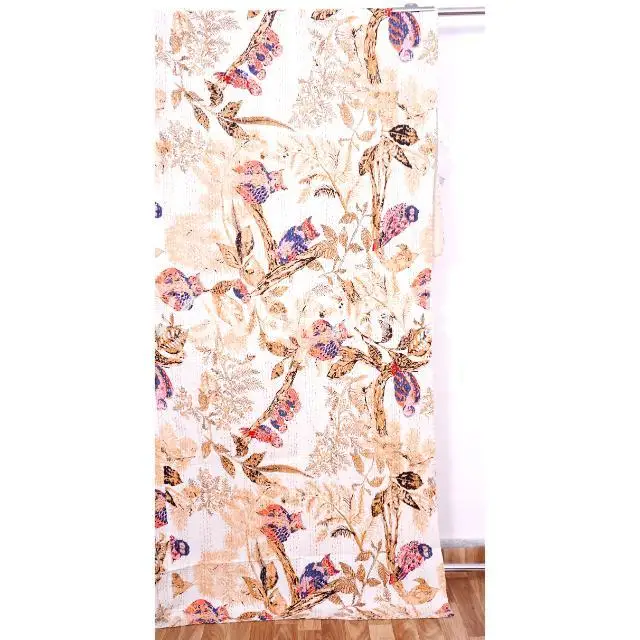 Wholesale King Size Indian Kantha Quilt Handmade Cotton Blanket Bedspread Throw Indian Style Bedding Set