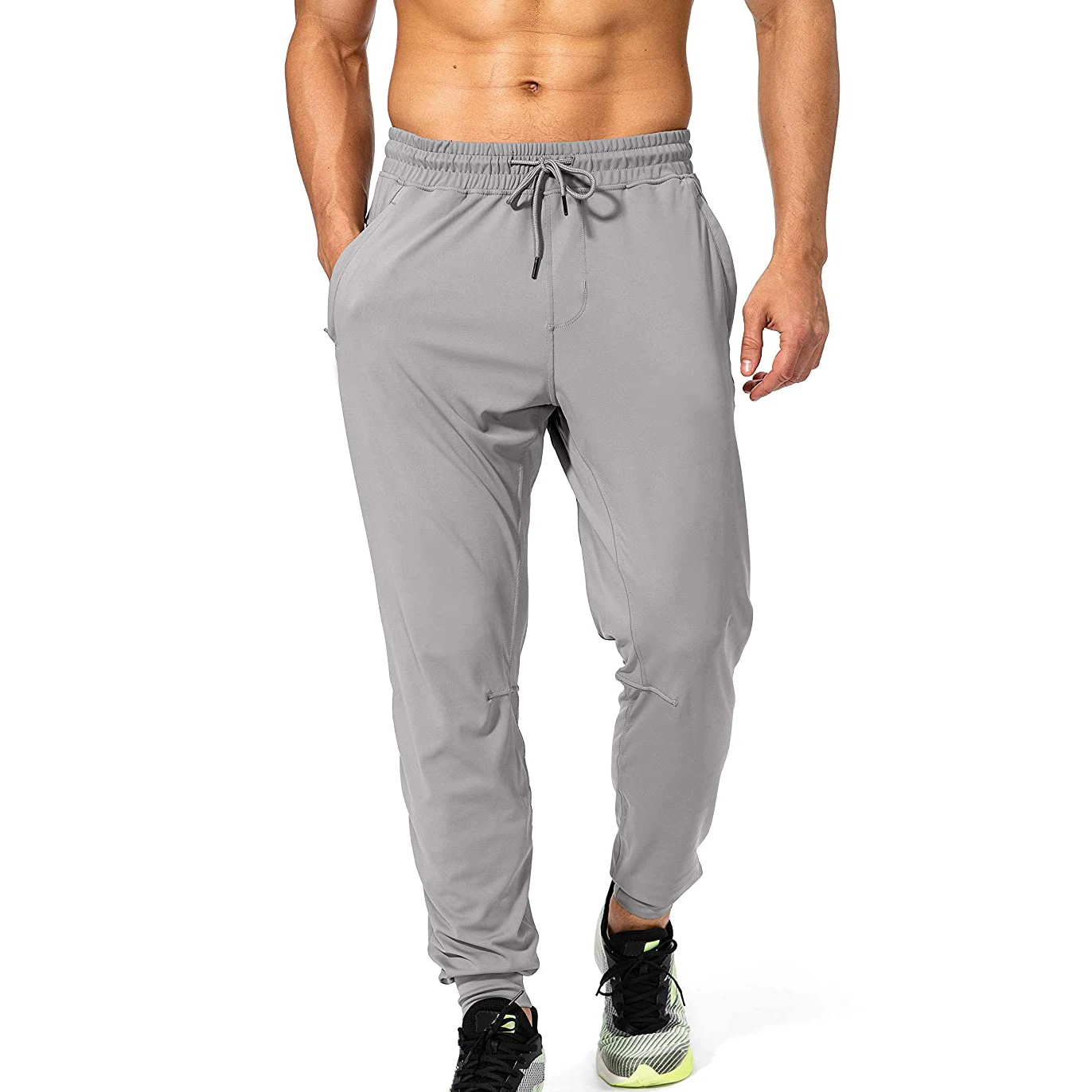 New Summer Drawstring multi-pocket casual pants Running Joggers Track Cargo Pant