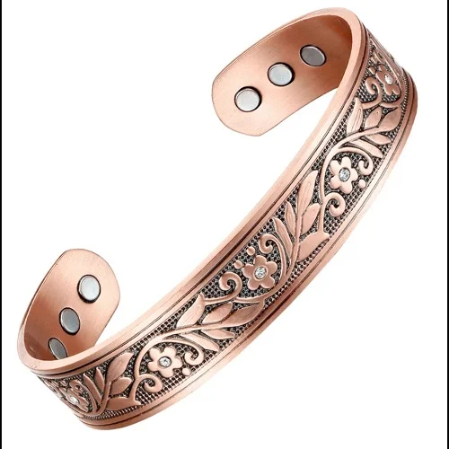 Best Quality Pure Copper Magnetic Copper Bracelet Ring Jewelry Sets From A Z Crafts
