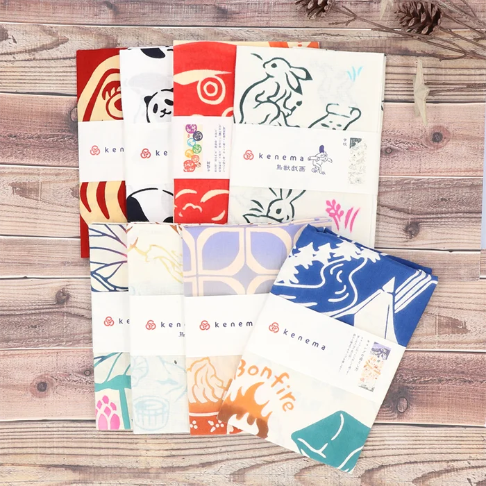 Kenema Japanese Cotton Handkerchiefs 90cm * 35cm Wholesale Price Traditional Design