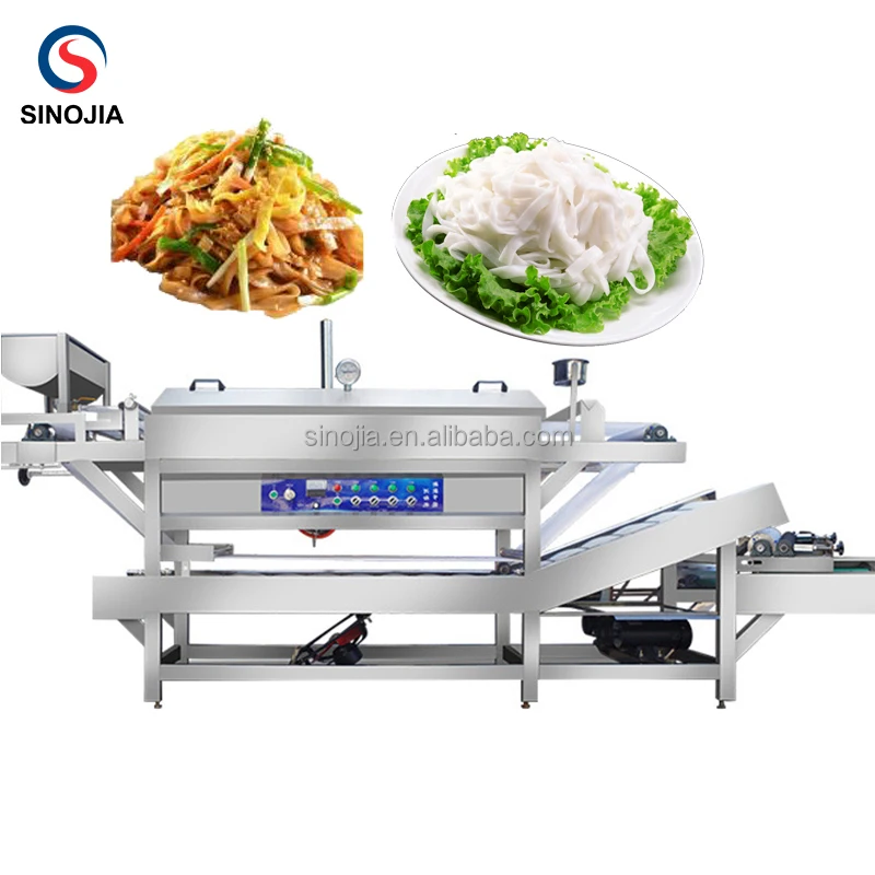 Full Automatic Rice Noodle Machine / Cold Skin Making Machine / Steam Rice Noodles Making Machine