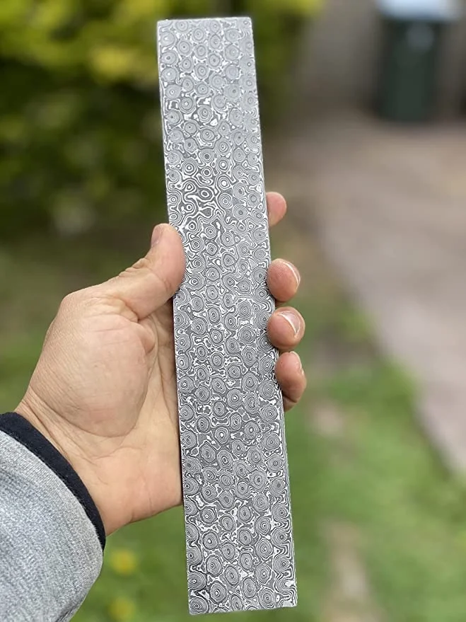 Top Quality Custom Handmade Damascus Blank Billet  Hand Forged  Damascus steel Blank Billet For Making Knives