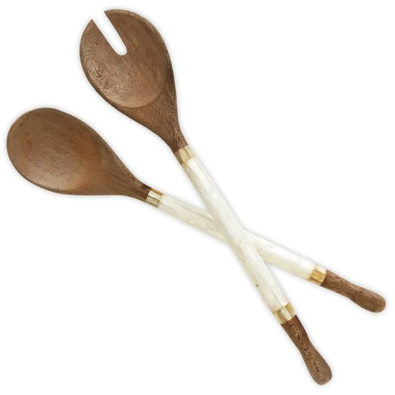 Flatware Set Restaurant Hotel Ware Tableware Solid Wooden Cooking Spoon Cutlery Set At Good Price Kitchenware Accessory