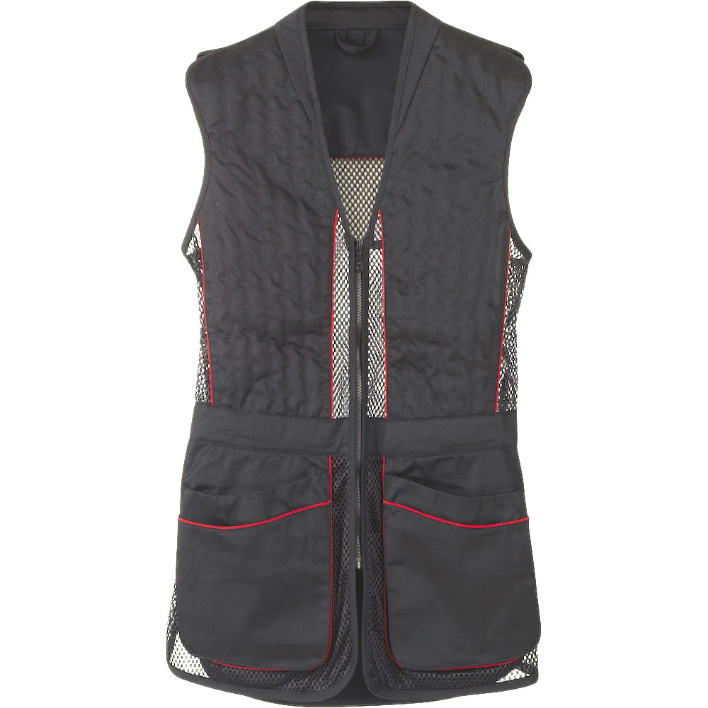 OEM Ladies Skeet Sports Vest Mesh and Cotton Women Shooting Waistcoat