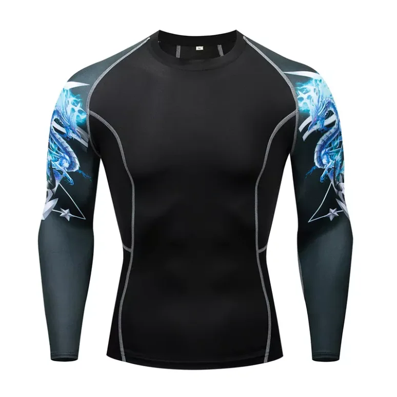 OEM Design Compression MMA Rash Guard OEM Rash Guard Custom Sublimated Printed Men Rash Guard For Boys