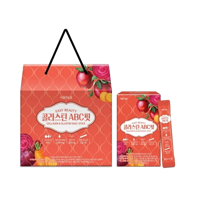 Collastin ABC Jelly Stick pouch easy portable size Fruit taste Made in Korea