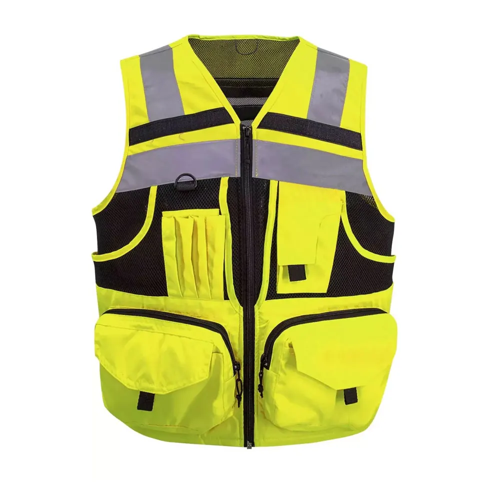 Cheap Price Best Hot Sale Work Vest 100% Polyester Security Working Vest For Men Custom Made Working Low Moq Safety Vest