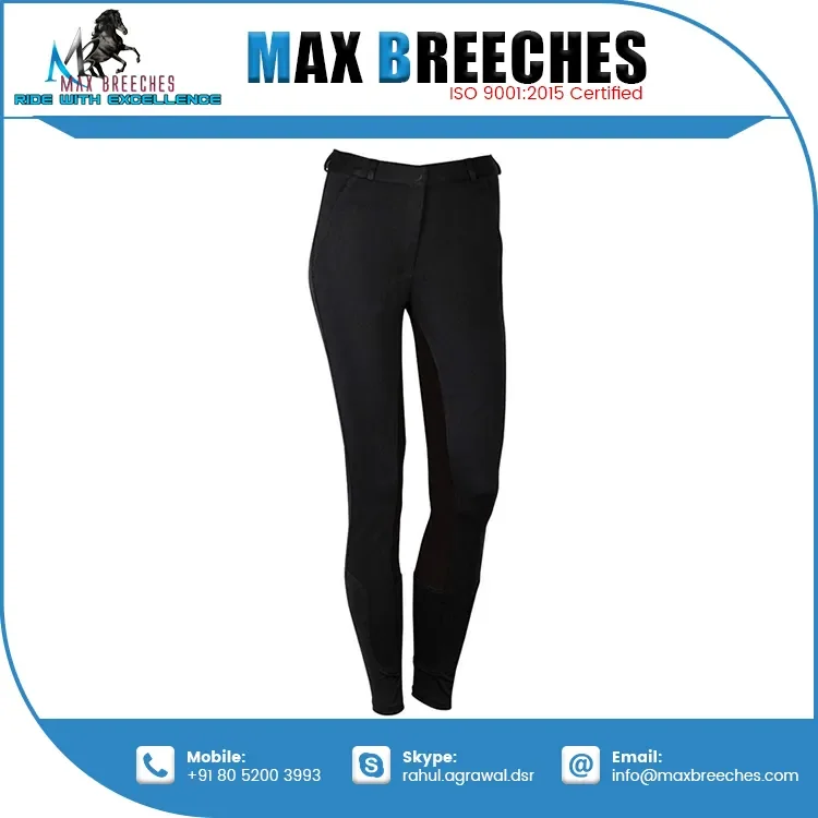 Horse Riding Tights Knee Patch Grip Equestrian Pants Schooling Riding Breeches at Wholesale Price from India