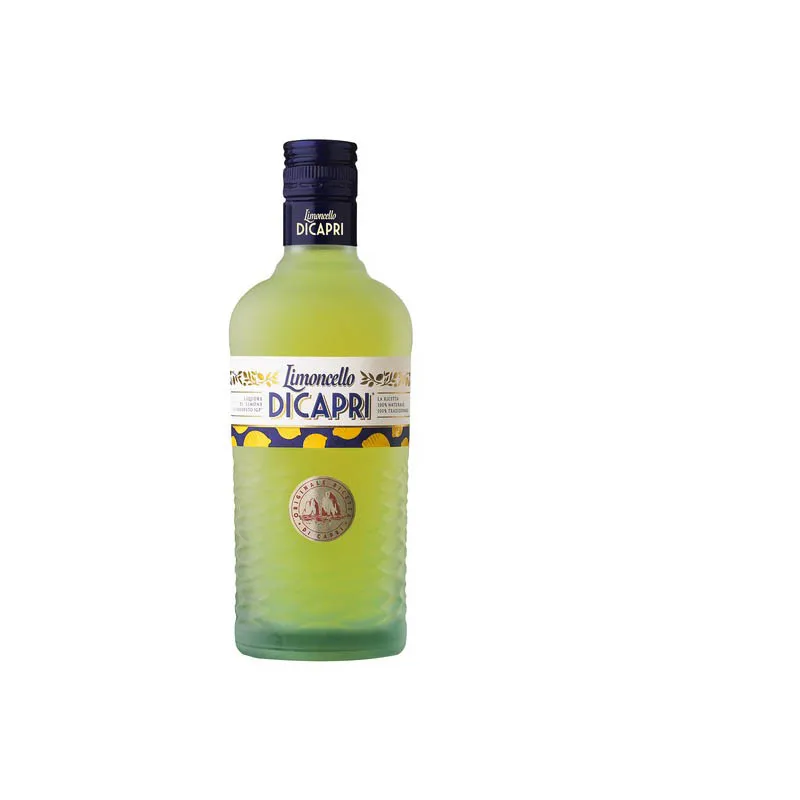 Top Quality traditional italian spirits Limoncello di Capri liqueur digestive with real Sorrento lemons 50 cl