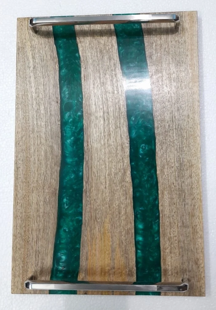 Indian wooden food serving tray luxury wooden tray for sale