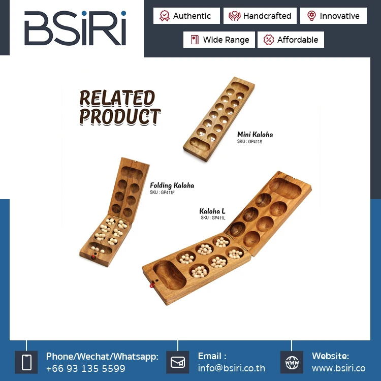 Factory Price Excellent Quality Bulk Buy 84 Round Wooden Beads Fun and Play Mancala Two Player Wooden Board Games for Sale